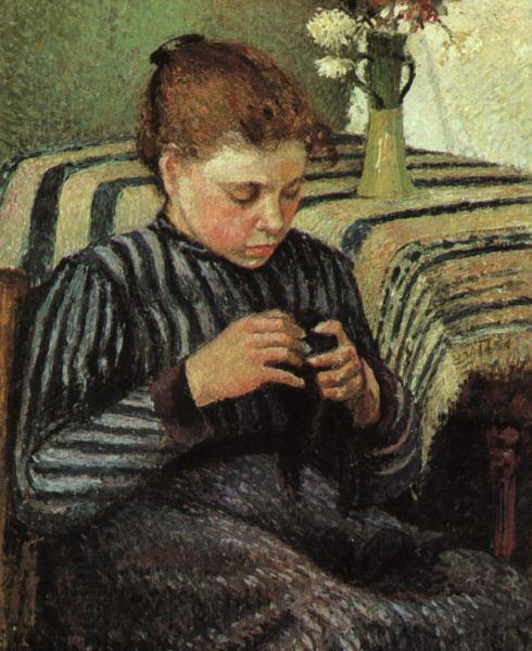 Camille Pissaro Girl Sewing